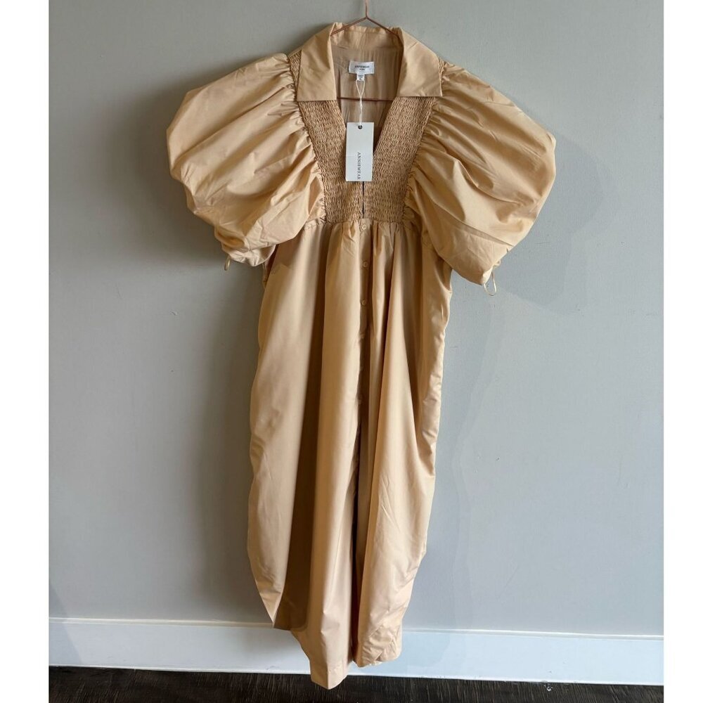 Elegant Cream Maxi Dress